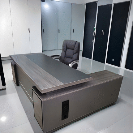 Modern Executive Office Desk and Chair Set