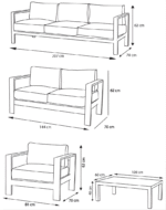 Patio Outdoor Furniture Set - Image 4