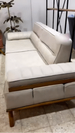 Minimalist Leather Chair Set